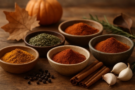 پرکاربردترین ادویه‌های پاییزی؛ عطر و طعمی گرم برای روزهای خنک